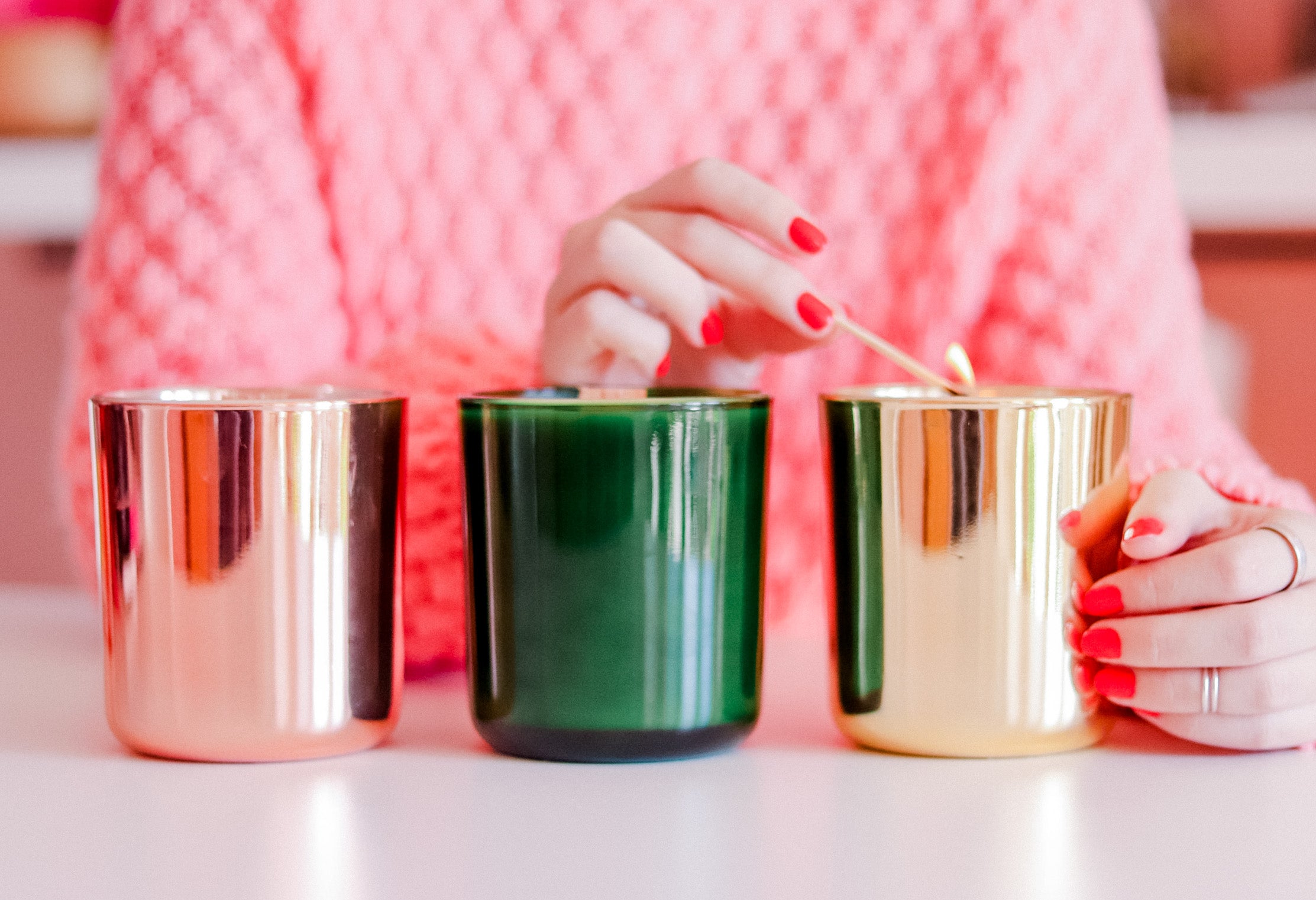 Signature Holiday Candle Trio - bells box collective